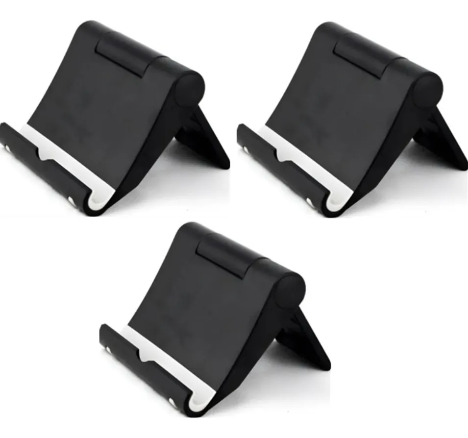 Kit 3 Suportes de Mesa para Celular e Tablet